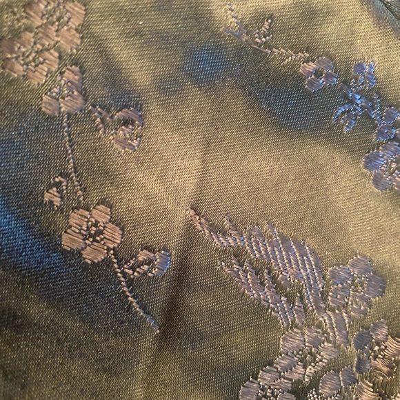 Express Black Floral Embroidered Purse/Clutch - Picture 6 of 6